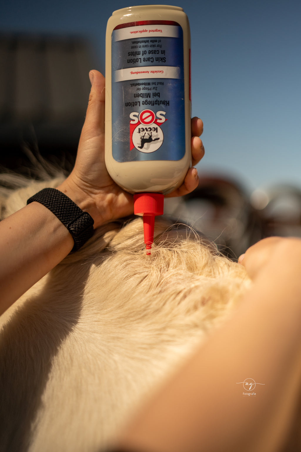 Leovet SOS Hautpflege Lotion bei Milben, Milbenlotion, 500ml