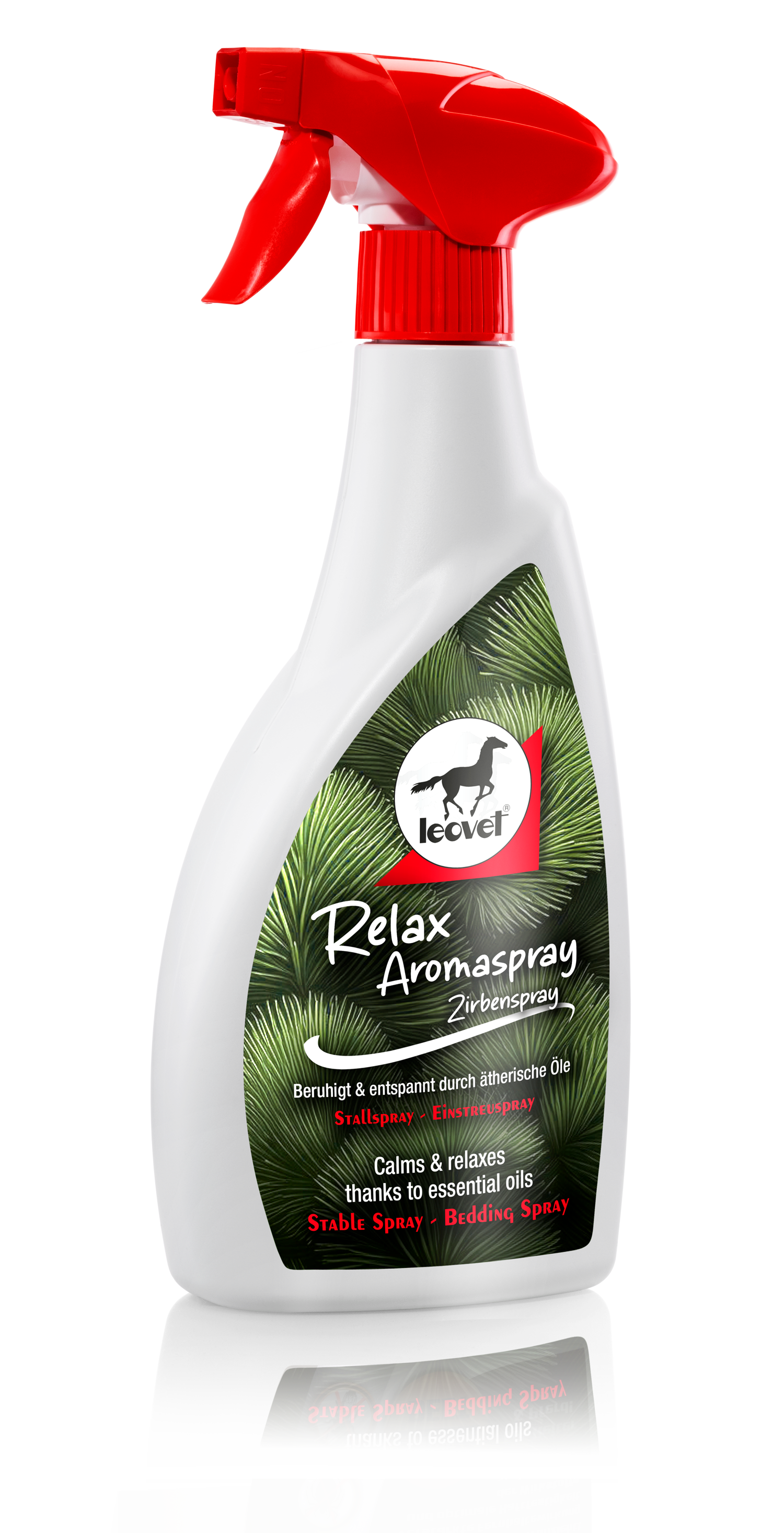 👉 Leovet Relax Aromaspray Zirbenspray – Beruhigend & entspannend für Pferde
