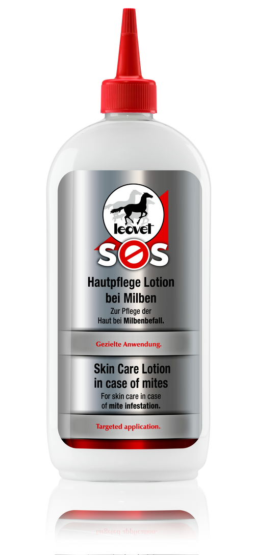 Leovet SOS Hautpflege Lotion bei Milben, Milbenlotion, 500ml